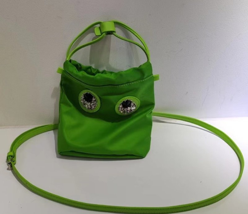 画像9:  Rhinestone Eyeball Small Drawstring bag tote shoulder bag　ラインストーンファイアーボール目玉巾着スモールトートショルダーバッグ (9)