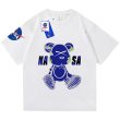 画像1: kaws nasa Bear Print Nasa T-shirt Print T-shirt　ユニセックス 男女兼用ナサカウズベア熊プリントTシャツ (1)