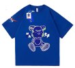 画像2: kaws nasa Bear Print Nasa T-shirt Print T-shirt　ユニセックス 男女兼用ナサカウズベア熊プリントTシャツ (2)