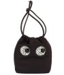 画像1:  Rhinestone Eyeball Small Drawstring bag tote shoulder bag　ラインストーンファイアーボール目玉巾着スモールトートショルダーバッグ (1)