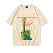 画像2: the statue of Liberty print T-shirt　ユニセックス 男女兼用自由の女神プリントTシャツ (2)