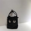 画像7:  Rhinestone Eyeball Small Drawstring bag tote shoulder bag　ラインストーンファイアーボール目玉巾着スモールトートショルダーバッグ (7)