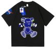 画像3: kaws nasa Bear Print Nasa T-shirt Print T-shirt　ユニセックス 男女兼用ナサカウズベア熊プリントTシャツ (3)