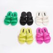 画像8: double-slip non-slip flat sandals slippers 　ダブルスリップカラフルカラーフラットサンダルスリッパ    (8)