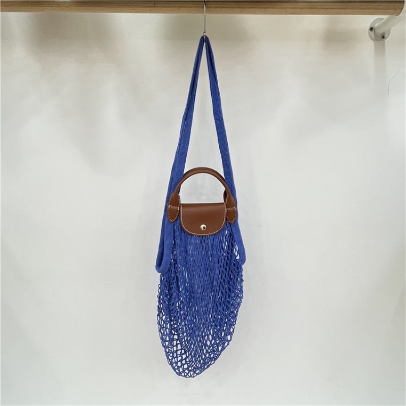 画像5:  Mesh Le Preage Fillet Hollow Storage tote shoulder bag メッシュ ネット フィレ トートショルダーバッグ エコバッグ (5)