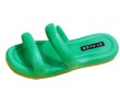 画像2: double-slip non-slip flat sandals slippers 　ダブルスリップカラフルカラーフラットサンダルスリッパ    (2)