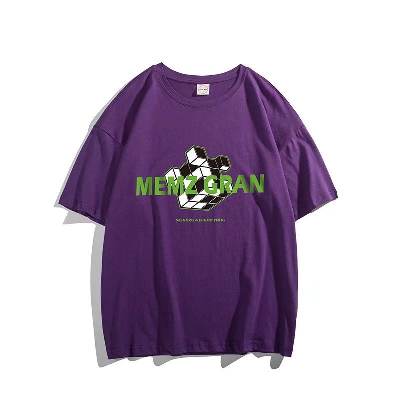 画像5: Cube print T-shirt ユニセックス 男女兼用キューブプリントTシャツ (5)