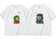 画像1: Headgear Tom and Jerry print T-shirt　ユニセックス 男女兼用ヘッドギアトムとジェリートム＆ジェリープリントTシャツ (1)