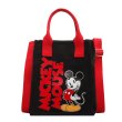画像1: Mickey one-shoulder canvas messenger bag eco bag shopping bag  tote bag　ミッキーマウスミッキーキャンバスエコトートママバッグ (1)