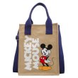 画像4: Mickey one-shoulder canvas messenger bag eco bag shopping bag  tote bag　ミッキーマウスミッキーキャンバスエコトートママバッグ (4)