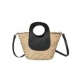 画像6: Handheld Straw Weave Bucke tote shoulder bag　ハンドヘルド籠 かご カゴトートショルダーバッグ (6)