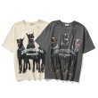 画像3: Doberman dog print T-shirt　ユニセックス 男女兼用ドーベルマン　犬 ドッグプリントTシャツ (3)
