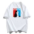 画像2: Nasa Devil & Angel Half & Half Bear print T-shirt　ユニセックス 男女兼用ナサエンジェル＆デビルハーフ＆ハーフベア熊プリントTシャツ (2)