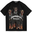 画像2: Doberman dog print T-shirt　ユニセックス 男女兼用ドーベルマン　犬 ドッグプリントTシャツ (2)