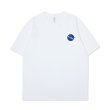 画像3: One point Nasa print T-shirt　ユニセックス 男女兼用ワンポイントナサNASAプリントTシャツ (3)