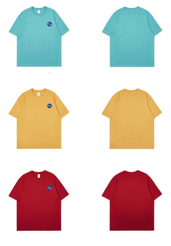 画像7: One point Nasa print T-shirt　ユニセックス 男女兼用ワンポイントナサNASAプリントTシャツ (7)