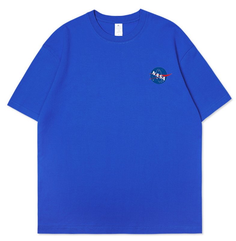 画像2: One point Nasa print T-shirt　ユニセックス 男女兼用ワンポイントナサNASAプリントTシャツ (2)