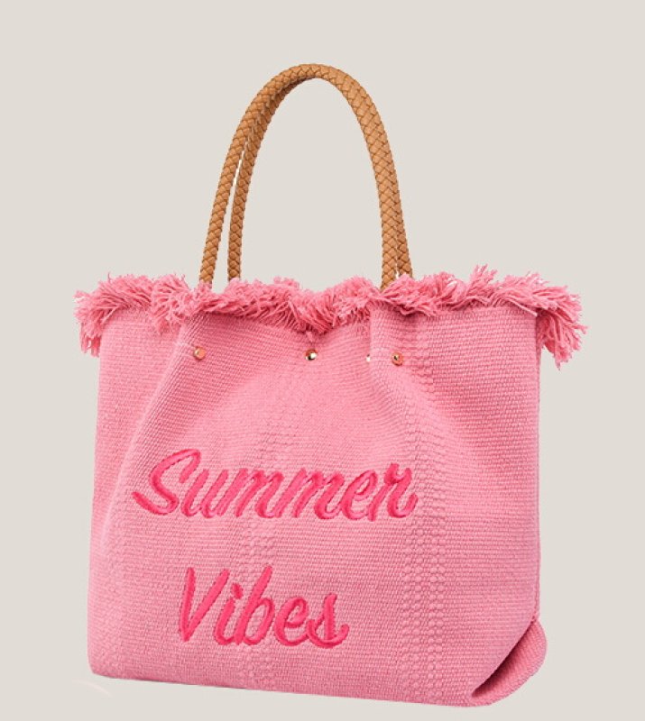 画像3: DrinKing's tassel woven embroidered letter handbag tote shoulder bag　タッセル織り刺繍レターハンドバッグトートショルダーバッグ (3)