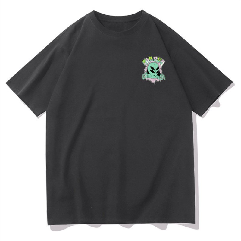 画像3: ear out alien print T-shirt ユニセックス 男女兼用ear out エイリアンプリントTシャツ (3)