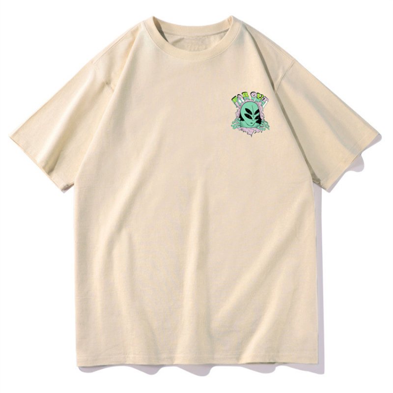 画像7: ear out alien print T-shirt ユニセックス 男女兼用ear out エイリアンプリントTシャツ (7)