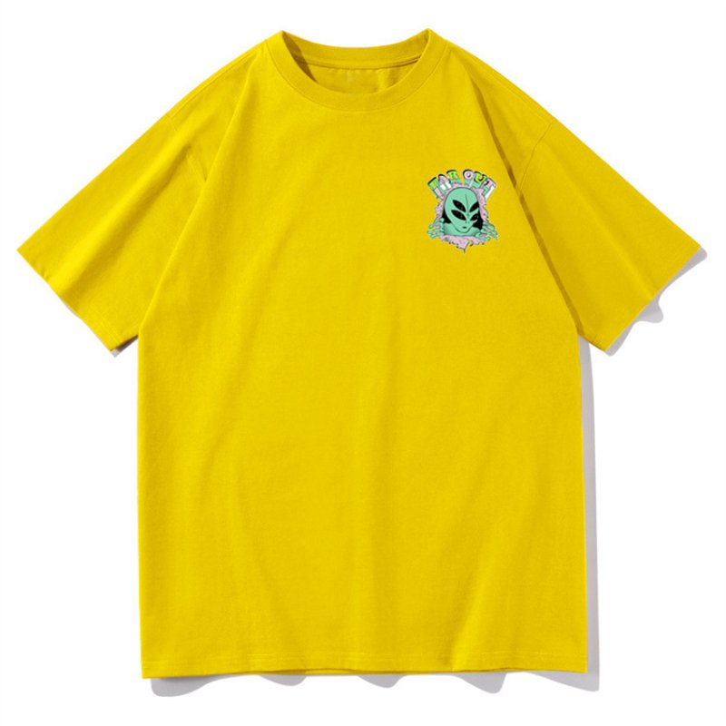 画像6: ear out alien print T-shirt ユニセックス 男女兼用ear out エイリアンプリントTシャツ (6)