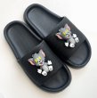 画像4: Three-dimensional Tom & Jerry slippers flip flops  soft bottom sandals slippers   ユニセックス男女兼用3Dトム＆ジェリートムとジェリープラットフォームフリップフロップサンダルシャワーサンダル ビーチサンダル　 (4)