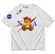 画像2: Nasa x Teddy Bear print T-shirt　ユニセックス 男女兼用ナサNASA× テディベア 熊プリントTシャツ (2)