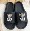 画像5: Three-dimensional Tom & Jerry slippers flip flops  soft bottom sandals slippers   ユニセックス男女兼用3Dトム＆ジェリートムとジェリープラットフォームフリップフロップサンダルシャワーサンダル ビーチサンダル　 (5)