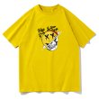 画像4: Half Saturn x Skull print T-shirt　ユニセックス 男女兼用ハーフサターン×スカルプリントTシャツ (4)