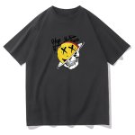 画像2: Half Saturn x Skull print T-shirt　ユニセックス 男女兼用ハーフサターン×スカルプリントTシャツ (2)