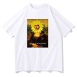 画像3: Flower Mona Lisa print T-shirt　ユニセックス 男女兼用フラワーモナリザプリントTシャツ (3)