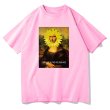 画像7: Flower Mona Lisa print T-shirt　ユニセックス 男女兼用フラワーモナリザプリントTシャツ (7)