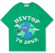 画像2: Graphic paint T-shirt　ユニセックス 男女兼用グラフィックペイントhewtop to sowaロゴプリントTシャツ (2)