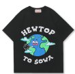 画像3: Graphic paint T-shirt　ユニセックス 男女兼用グラフィックペイントhewtop to sowaロゴプリントTシャツ (3)