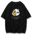 画像1: Agree Bear & Smile T-shit　ユニセックス 男女兼用アグリーベアー＆スマイルプリントTシャツ (1)