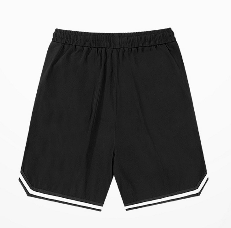 画像5:  Hip hop basket circle logo Half Pants　ユニセックス男女兼用サークルロゴプリント ハーフパンツ　ショートパンツ バスケット (5)