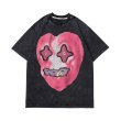 画像2: Hearts & ghosts Print T-shit　ユニセックス 男女兼用ハート＆ゴーストプリントTシャツ (2)