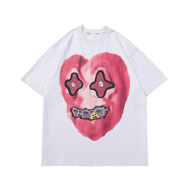 画像6: Hearts & ghosts Print T-shit ユニセックス 男女兼用ハート&ゴーストプリントTシャツ (6)
