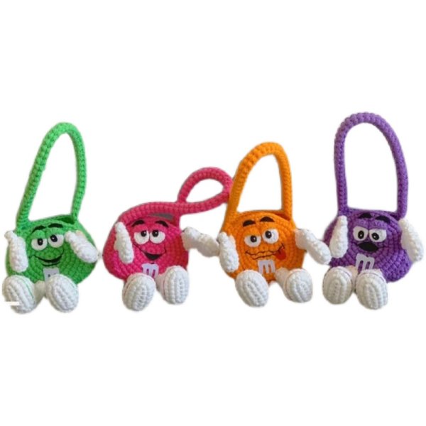 画像1: M&M'S Knit Mini Bag エムアンドエムズ ニット ミニ バッグ (1)