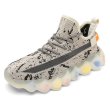 画像1: Colorful popcorn sole coconut lace-up sneakers　男女兼用ユニセックスカラフルポップコーンソールココナッツレースアップレザースニーカー (1)