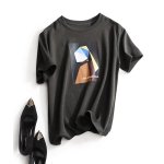 画像2: Vermeer pearl earrings OIL PAINTING Logo Print  Art T-shirt  フェルメール 真珠の耳飾り アート　ペイント Tシャツ (2)