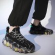 画像7: Colorful popcorn sole coconut lace-up sneakers　男女兼用ユニセックスカラフルポップコーンソールココナッツレースアップレザースニーカー (7)