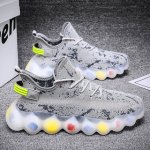 画像3: Colorful popcorn sole coconut lace-up sneakers　男女兼用ユニセックスカラフルポップコーンソールココナッツレースアップレザースニーカー (3)