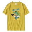 画像5: Surfer crocodile T-shirt　ユニセックス 男女兼用 サーファークロッコダイル ワニプリントTシャツ (5)