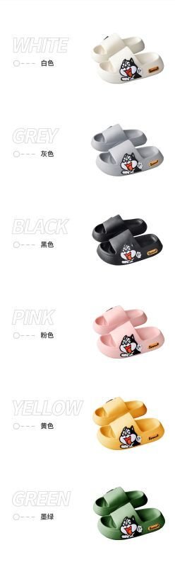 画像7: OH dog platform soft bottom sandals slippers   ユニセック男女兼用ohドッグ犬プラットフォープラットフォームフリップフロップサンダルシャワーサンダル ビーチサンダル　 (7)