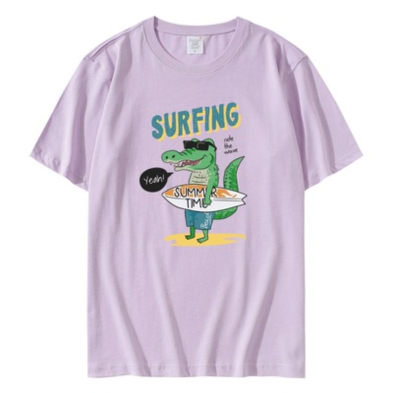 画像8: Surfer crocodile T-shirt ユニセックス 男女兼用 サーファークロッコダイル ワニプリントTシャツ (8)