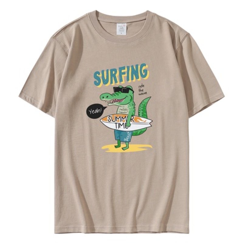 画像6: Surfer crocodile T-shirt ユニセックス 男女兼用 サーファークロッコダイル ワニプリントTシャツ (6)