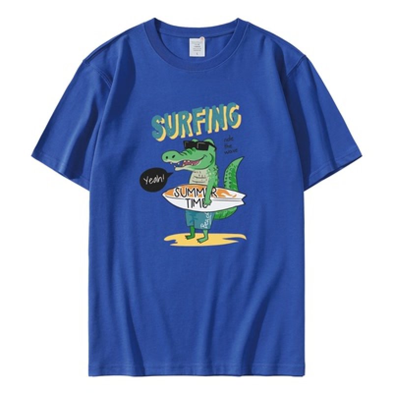 画像7: Surfer crocodile T-shirt ユニセックス 男女兼用 サーファークロッコダイル ワニプリントTシャツ (7)