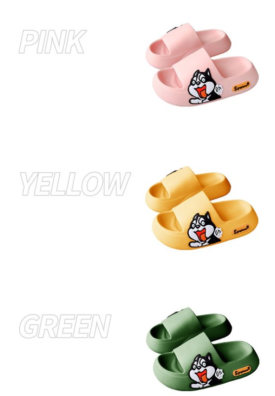 画像4: OH dog platform soft bottom sandals slippers   ユニセック男女兼用ohドッグ犬プラットフォープラットフォームフリップフロップサンダルシャワーサンダル ビーチサンダル　 (4)