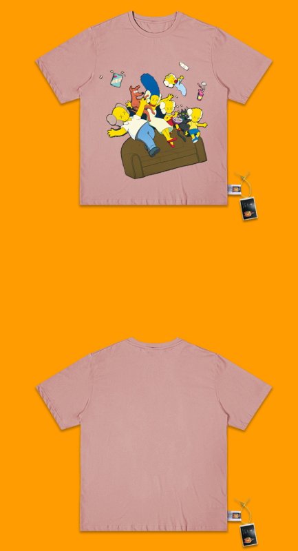 画像5: Simpson Spoofing kaws T-shirt　ユニセックス 男女兼用 シンプソンなりすましカウズプリントTシャツ (5)